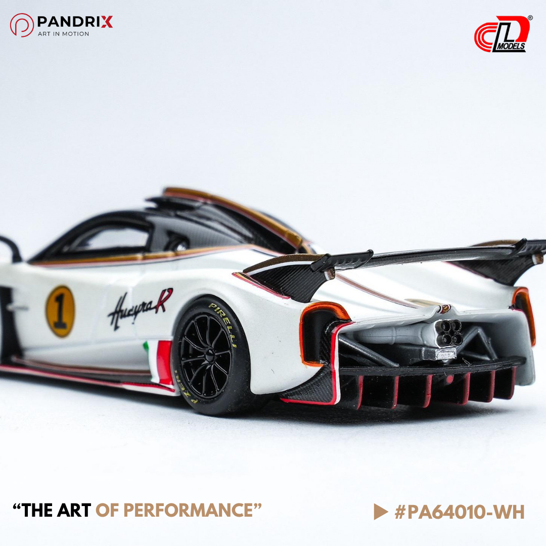 Pagani Huayra R Pearl White 1:64 | Studio Edition