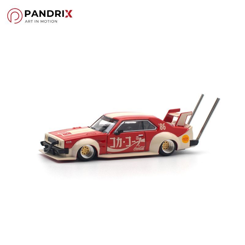 Nissan Skyline C210 Kaido Racer 1:64 | Coca-Cola Edition (Bosozoku Style) | XCARTOYS × POP RACE