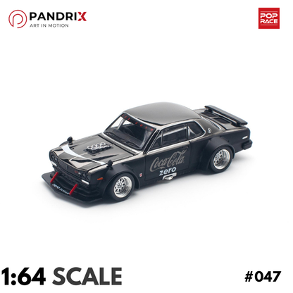 Nissan Skyline GT-R V8 Drift (Hakosuka) 1:64 | Coca-Cola Zero Edition | POP RACE