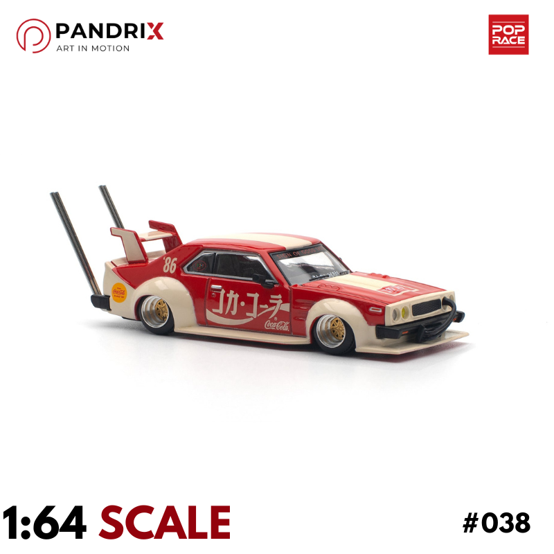 Nissan Skyline C210 Kaido Racer 1:64 | Coca-Cola Edition (Bosozoku Style) | XCARTOYS × POP RACE