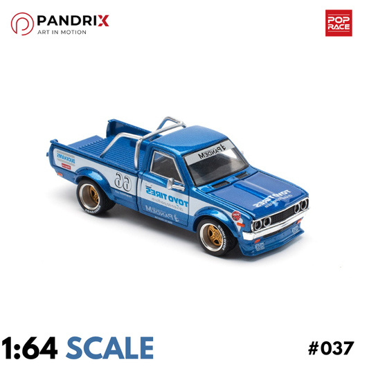 Datsun 620 1:64 | Pandem Edition | Blue | XCARTOYS × POP RACE