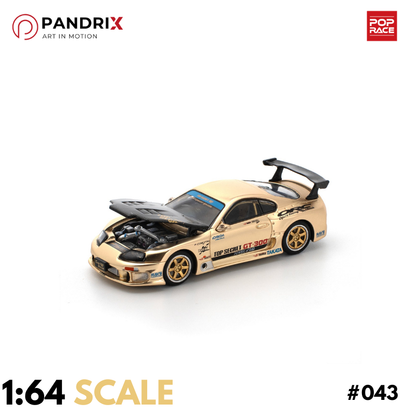 Toyota Top Secret GT300 Supra 1:64 | Gold | POP RACE