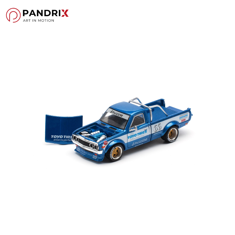 Datsun 620 1:64 | Pandem Edition | Blue | XCARTOYS × POP RACE