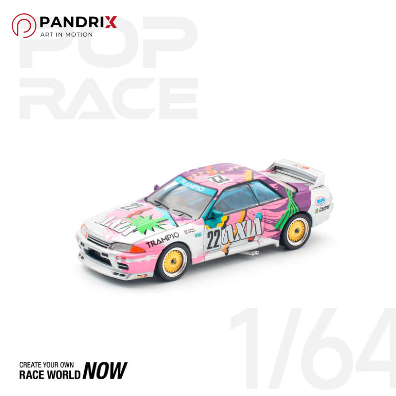Nissan Skyline GT-R R32 1:64 | #22 AXIA Group A | POP RACE