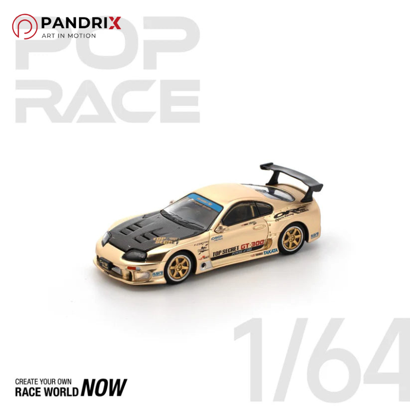 Toyota Top Secret GT300 Supra 1:64 | Gold | POP RACE
