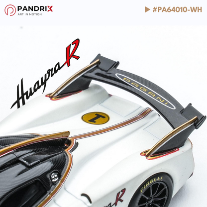 Pagani Huayra R Pearl White 1:64 | Studio Edition