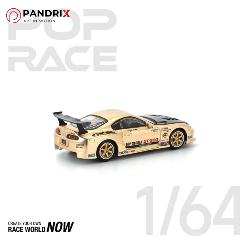 Toyota Top Secret GT300 Supra 1:64 | Gold | POP RACE