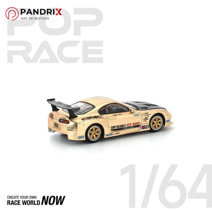 Toyota Top Secret GT300 Supra 1:64 | Gold | POP RACE