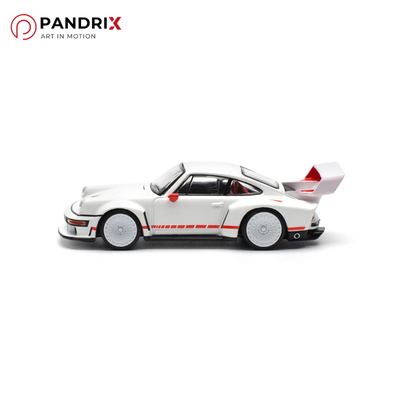 Porsche Singer DLS Turbo (Track) 1:64 | White | XCARTOYS × POP RACE