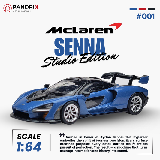 [PANDRIX × MASDI] McLaren Senna 1:64 | Collector’s Studio Edition