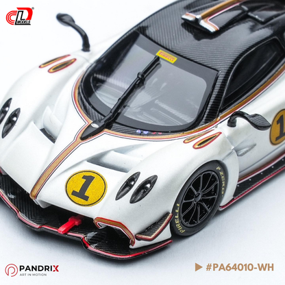 Pagani Huayra R Pearl White 1:64 | Studio Edition