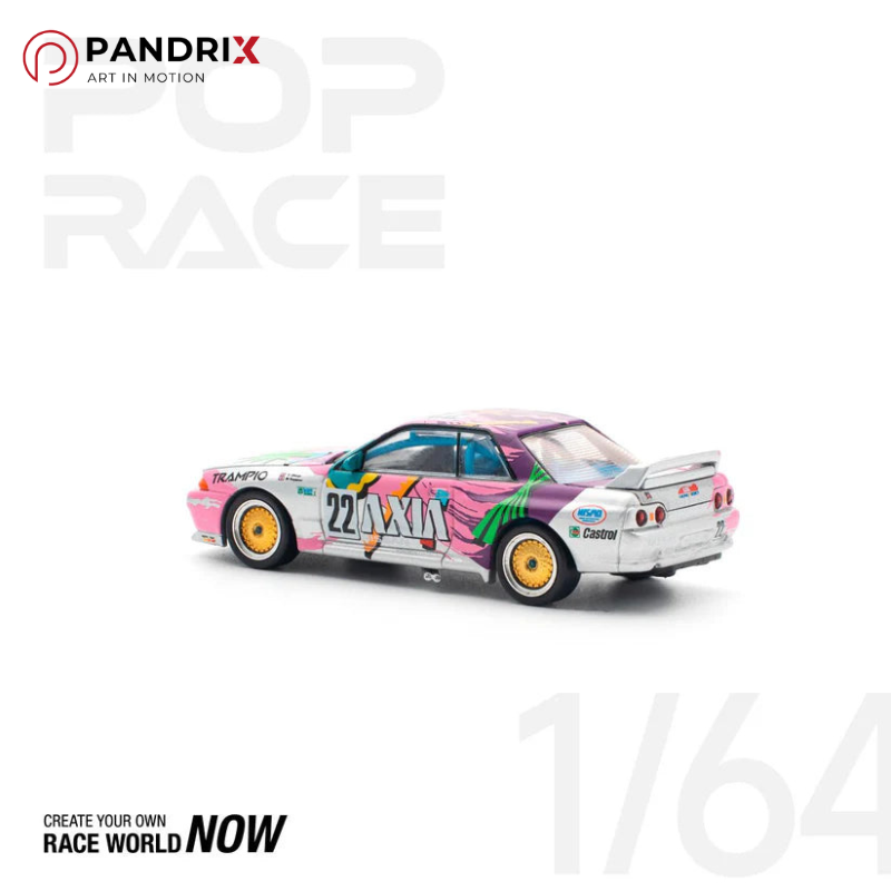 Nissan Skyline GT-R R32 1:64 | #22 AXIA Group A | POP RACE