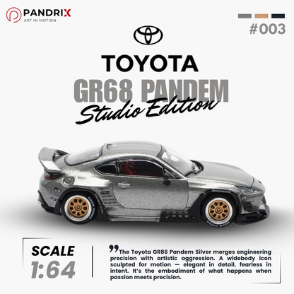 [PANDRIX × POP RACE] Toyota Pandem GR86 1:64 | Studio Edition