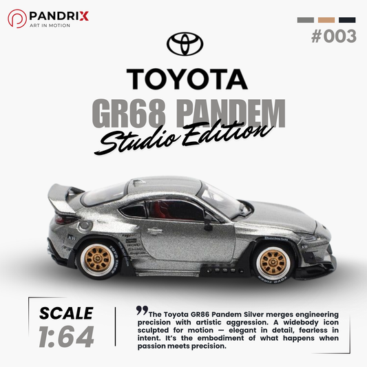 [PANDRIX × POP RACE] Toyota Pandem GR86 1:64 | Studio Edition