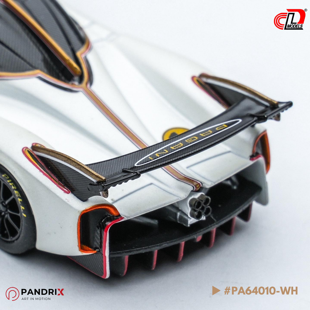 Pagani Huayra R Pearl White 1:64 | Studio Edition