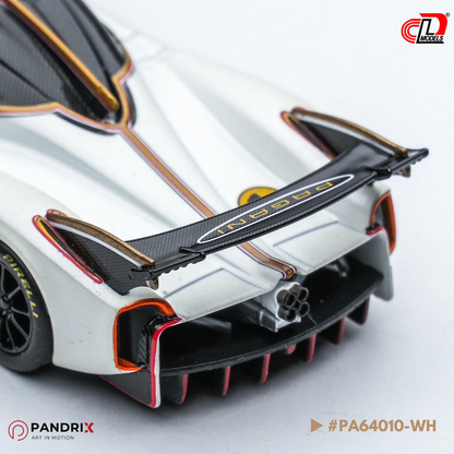 Pagani Huayra R Pearl White 1:64 | Studio Edition