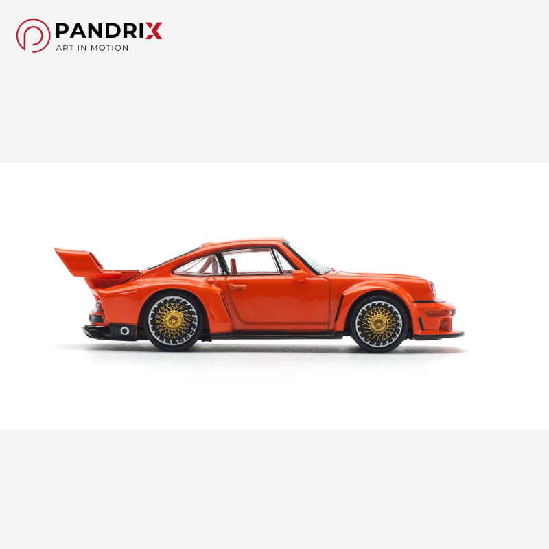 Porsche Singer DLS Turbo (Track) 1:64 | Orange | XCARTOYS x POP RACE