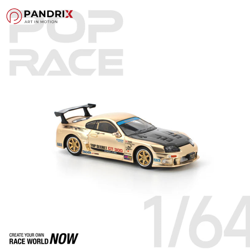 Toyota Top Secret GT300 Supra 1:64 | Gold | POP RACE