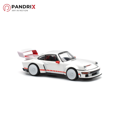 Porsche Singer DLS Turbo (Track) 1:64 | White | XCARTOYS × POP RACE