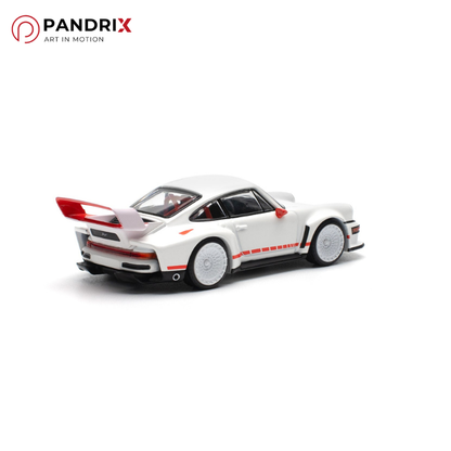 Porsche Singer DLS Turbo (Track) 1:64 | White | XCARTOYS × POP RACE