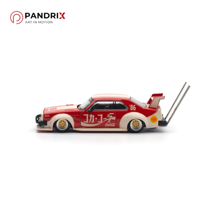 Nissan Skyline C210 Kaido Racer 1:64 | Coca-Cola Edition (Bosozoku Style) | XCARTOYS × POP RACE