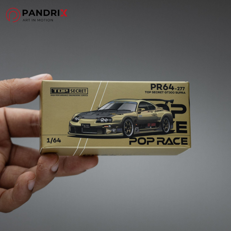 Toyota Top Secret GT300 Supra 1:64 | Gold | POP RACE