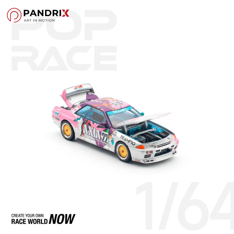 Nissan Skyline GT-R R32 1:64 | #22 AXIA Group A | POP RACE