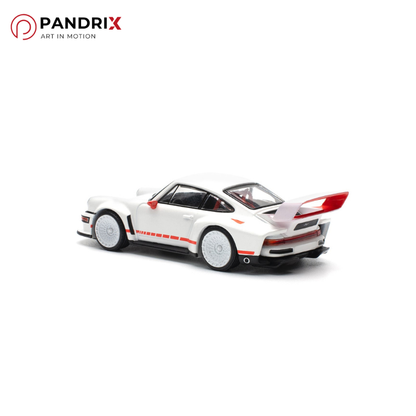 Porsche Singer DLS Turbo (Track) 1:64 | White | XCARTOYS × POP RACE