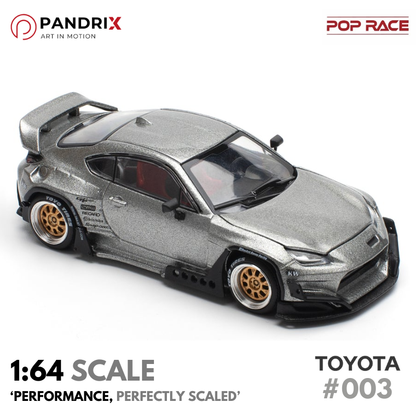 [PANDRIX × POP RACE] Toyota Pandem GR86 1:64 | Studio Edition