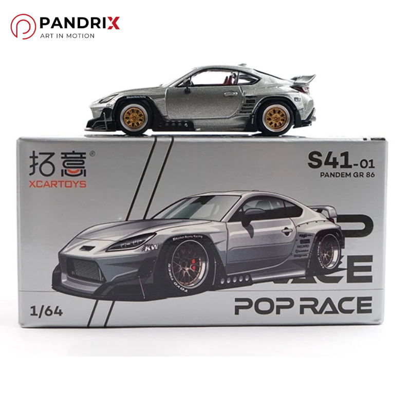 [PANDRIX × POP RACE] Toyota Pandem GR86 1:64 | Studio Edition