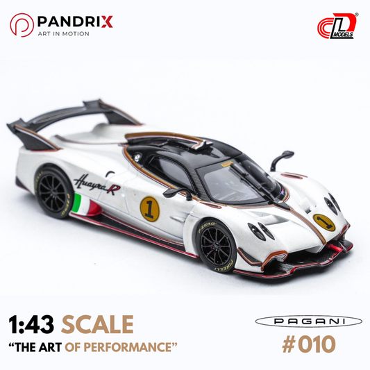 [PRE-ORDER] Pagani Huayra R 1:43 | Pearl White | LCD MODELS