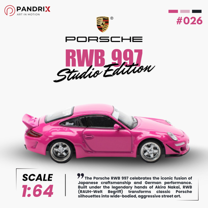 [Pre-Order] Porsche RWB 997 1:64 | Studio Edition | PANDRIX × POP RACE