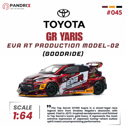 Toyota GR Yaris 1:64 | EVA RT Production Model-02 (Goodride) | POP RACE