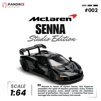 McLaren Senna 1:64 | Cosmo Black Edition | MASDI