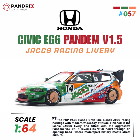 Honda Civic EG6 Pandem v1.5 1:64 | JACCS Livery | POP RACE