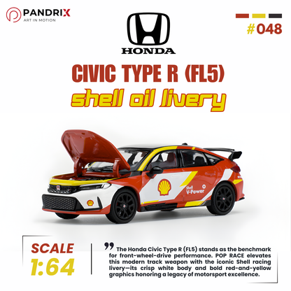 Honda Civic Type R (FL5) 1:64 | Shell Oil Livery | POP RACE