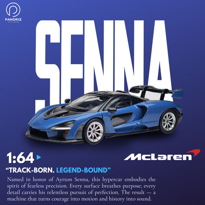 [PANDRIX × MASDI] McLaren Senna 1:64 | Collector’s Studio Edition